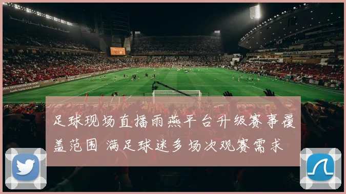 足球现场直播雨燕平台升级赛事覆盖范围 满足球迷多场次观赛需求